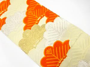 アンティーク　笠松模様織り出し袋帯（材料）